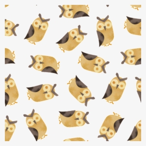 Yellow Owl Cartoon Background - Portable Network Graphics #4158871