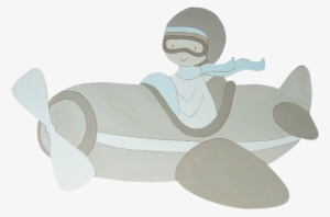 Silueta Avioneta De Madera - Medios De Transporte Terrestre #4158917