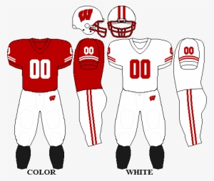 Badgers Footb Uniform - Wisconsin Badgers Football Colors #4159036