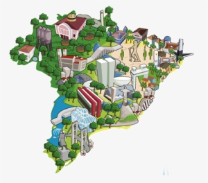 Mapa Do Turismo - Festooned: Tales From The Southern Hemisphere #4159607