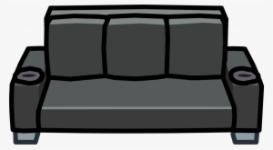 Black Couch Fresh Transparent Black Couch Png Clipart - Couch #4159670