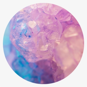 Gem Rockcandy Purple Blue Crystal Circle - Photograph #4159759