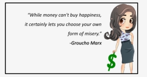 Groucho Marx Quote - Money Munchkids Classroom Curriculum For Financial #4160157