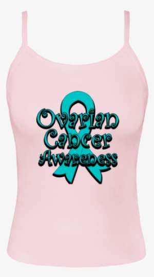 Ovarian Cancer Cancer Awareness Ribbon By Awarenessribboncolors - Active Tank #4160512