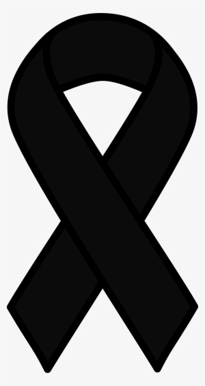 Black Cancer Ribbon Clipart 3 By Brandon - Black Cancer Ribbon #4160538