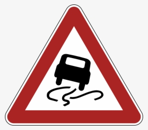 Descargar - German Traffic Signs Slippery Road #4160541