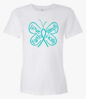 Ovarian Cancer Butterfly Women's Fashion T-shirts - Lyme Disease Rectangle Magnet #4160852