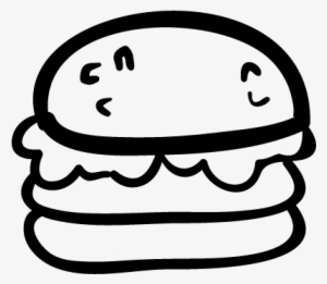 Hand-drawn Burger Vector - Hand Drawn Burger Png #4160913