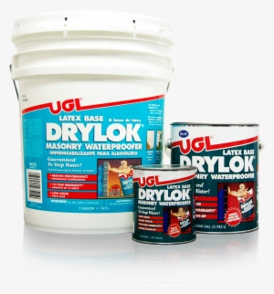 Latex Based Waterproofer - Drylok 5 Gal. Latex-base Masonry Waterproofer, White #4161266