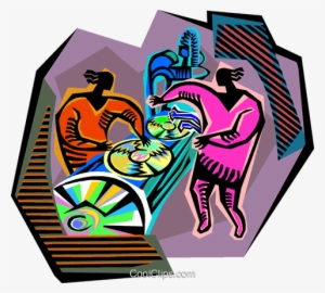 Business Motif With Cd Rom Production Royalty Free - Illustration #4161885