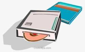 Cd Rom Drive Royalty Free Vector Clip Art Illustration - Clip Art ...