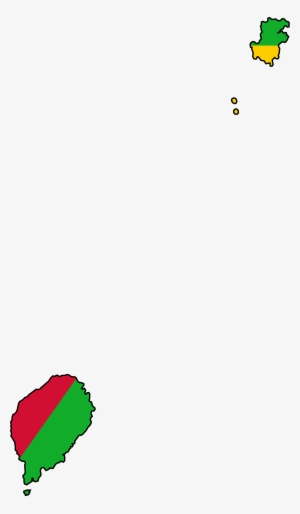 Sao Tome And Principe Flag Map #4162089