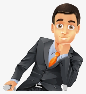 Photo - Businessman Sitting On Chair Vector Png #4163321