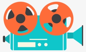 Video Camera Clipart Film Showing - Video Camera Png Vector #4163354