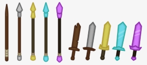 Redesigned Swords And Spears - Starve Io Amethyst Sword #4163670