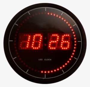 Relógio C/ Leds Vermelho - Led #4163806
