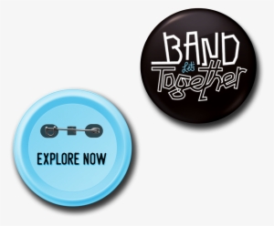 Pin Button Badge Mock - Circle #4164818