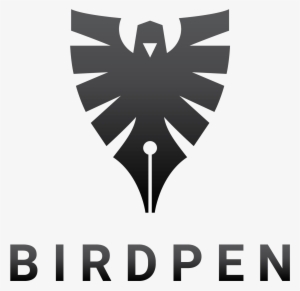 Illustrative Logo Composed Of A Pen And A Bird - Logo #4165010