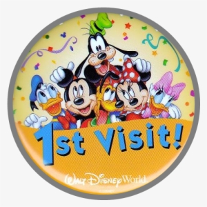 Disney First Visit Button #4165345