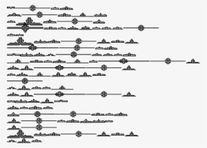 24pt Black Edge Vintage Ornaments - Parallel #4165366