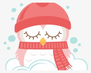 Owl Snow Png Image - Owl Clip Art Winter #4165789
