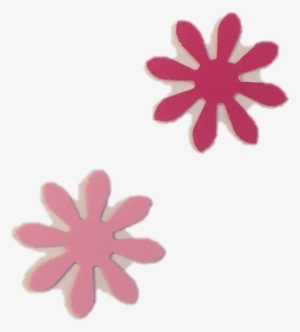 Dark Pink Pastel - Black And White Snowflakes #4166396