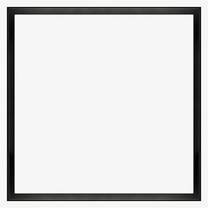 Studio Black Wood Angle Frame 24 X24 Canvas Art Reproduction - Black Page Borders Png #4166405