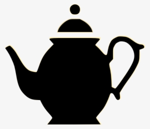 Pouring Teapot Cliparts - Tea Cup Silhouette #4166447