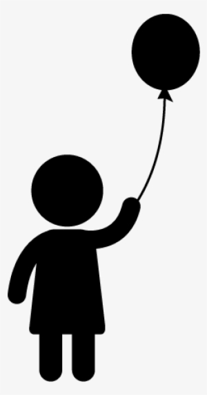 View All Images-1 - Kid With Balloon Icon #4166811