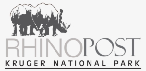 Rhino Post Drawing Logo - Black Rhinoceros #4168765