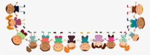 Children Holding Hands Bottom Border - Okul Öncesi Sayfa Kenarlıkları #4168974