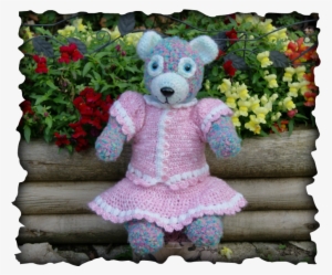 Miranda Is A Beautiful, Crocheted Girl Bear With Baby-soft, - Ayungon Nhs #4169251
