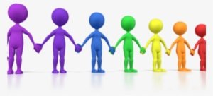 Holding Hands - Line Of People Holding Hands #4169297