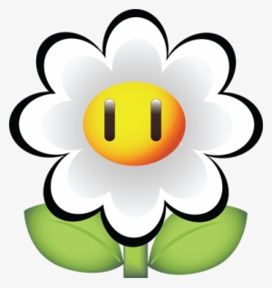 Margarita Flor Png Tenvinilo Vinilos Decorativos Pegatina - Flor De Mario Bros #4169516