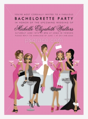 African American Bachelorette Party Invitations #4169658