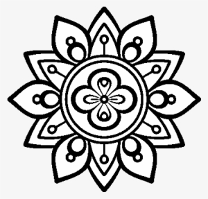 Dibujo De Mandala Flor De Loto Para Colorear - Mandalas Para Colorear Jpg #4169747