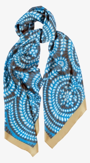 Image Of Lace Blue Turquoise Silk - Silk #4169835