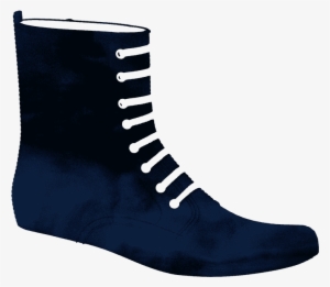 F1603 Dark Blue Polished Leather - Boot #4170448