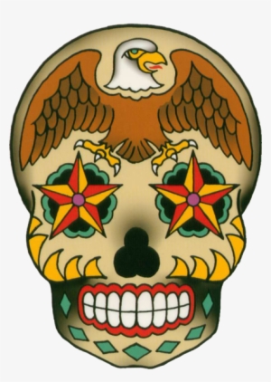 Share This Image - Eagle Sugar Skull #4170478