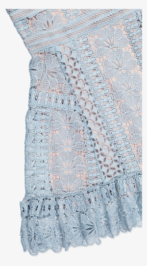 Floral Lace Mini Dress Baby Blue - Little Mistress Floral Lace Mini #4170525