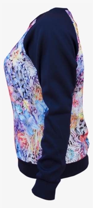 Blue Lace Raglan Sweatshirt #4170586