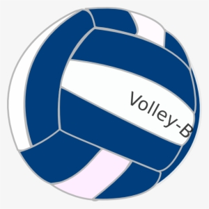 Sports Clipart Image Of Womens Beach Volleyball Players - Volleyball Blue Png #4170587
