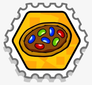 Cocoa Beans Stamp - Red Puffle Catchin Waves #4171333