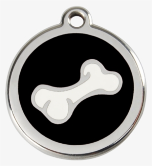 Red Dingo Bone Diagonal Pet Id Tag - Red #4171455