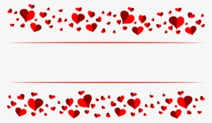 Banner-hearts - Love Heart Banner Transparent #4171698