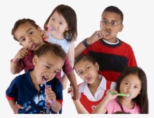 Kids Dental Kare Dentista Para Niños The Most Trusted - Group Of Children Brushing Teeth #4171874