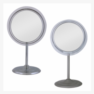 Zadro Surround Light™ Pedestal Vanity Mirror - Zadro Surround Light 7x Mag In Nickel #4171888