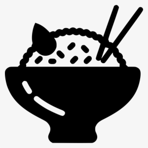 Asian Rice Comments - Fried Rice Black And White #4171890