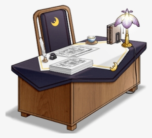 Satsuki's Desk - Cartoon يثسن Png #4172091