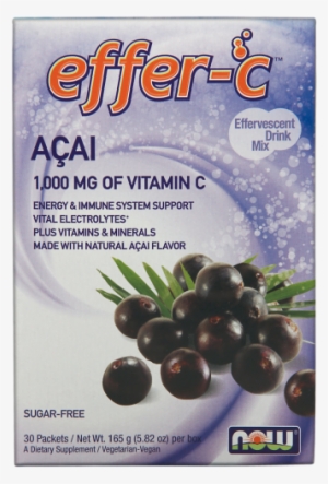 Now Foods Effer-c - Acai Berry - 1,000 Mg - 30 Packets #4172167